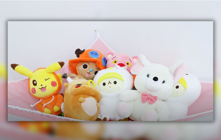 How To Make A Beautiful And Simple Stuffed Animal Storage