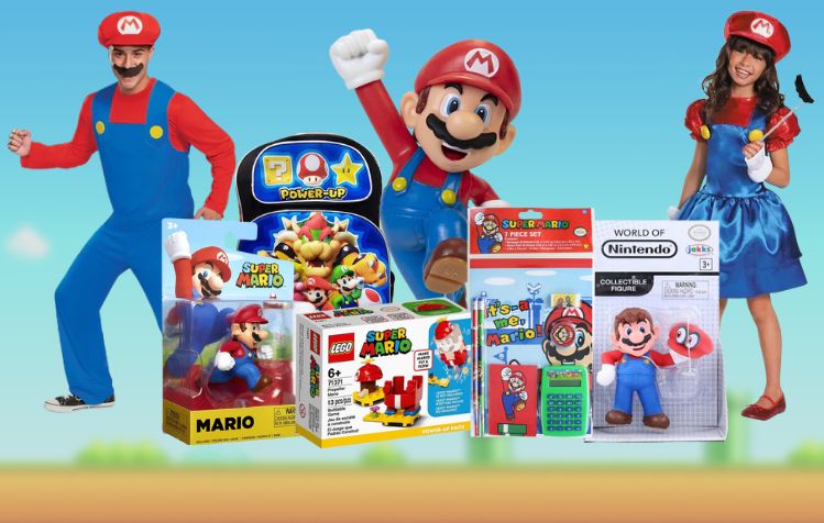 Super Mario Toy Figurine - 5 pcs - Mario & Friends