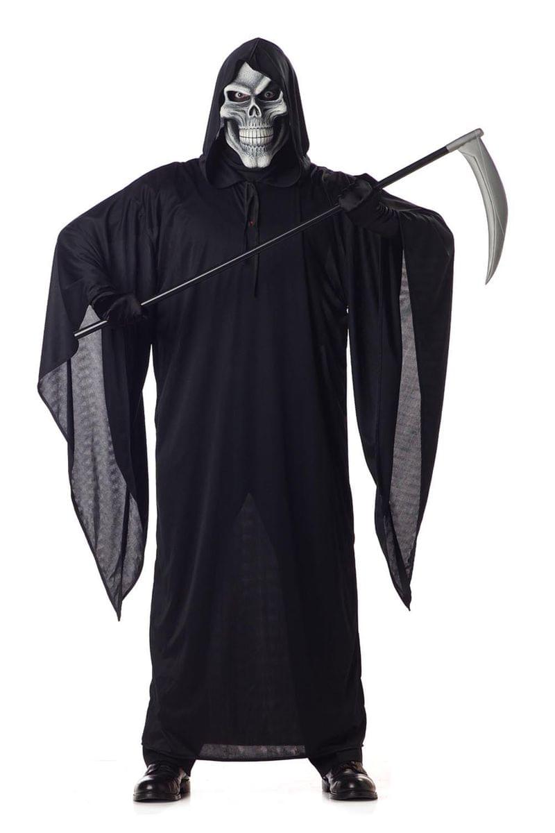 Grim Reaper Robe Costume & Mask Adult