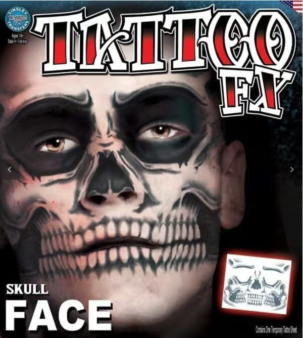 Costume Tattoo: Skull Face