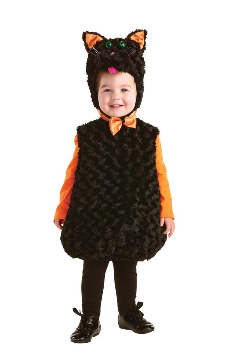Belly Babies Black Cat Costume Child Toddler Free Shipping