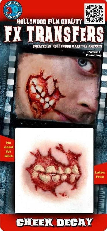Costume 3D FX Transfers: Zombie Cheek Decay