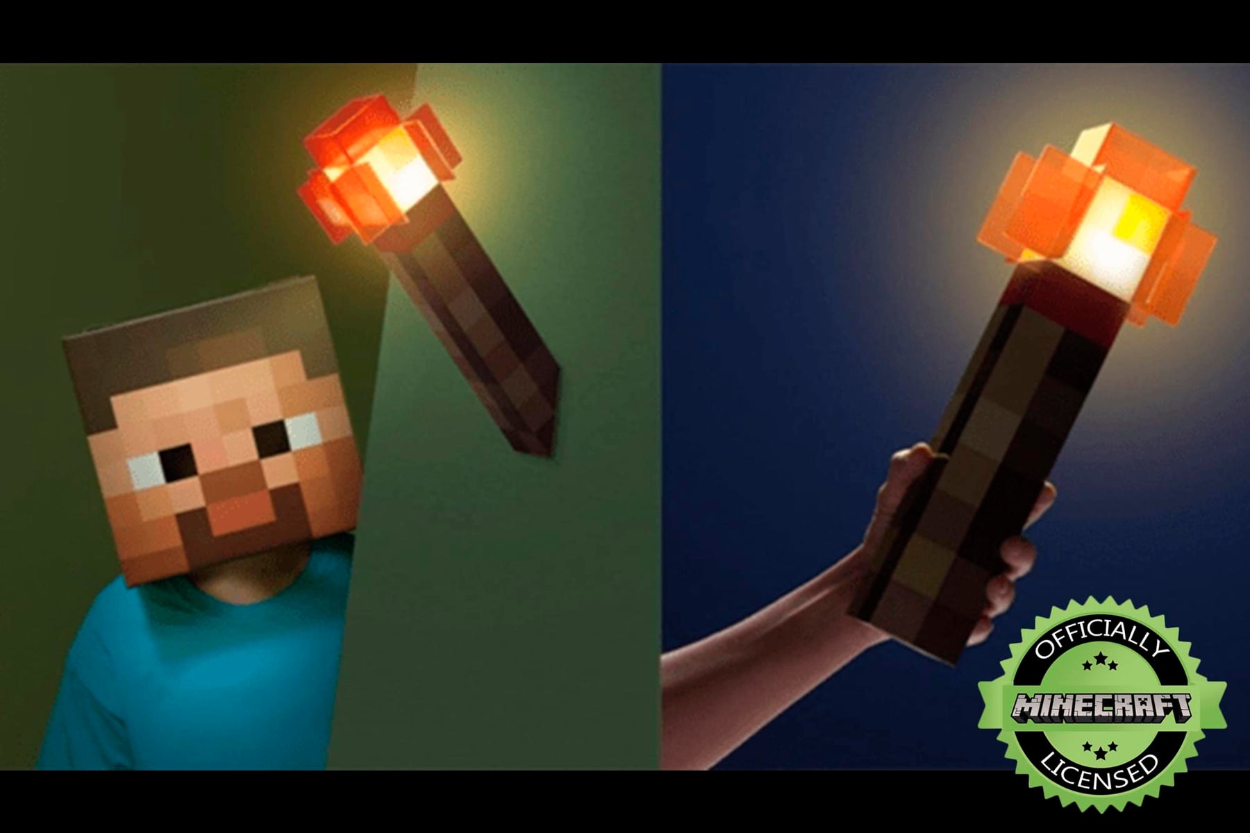Minecraft Redstone Torch Lamp LED Mood Light Replica | 12.6 Inches