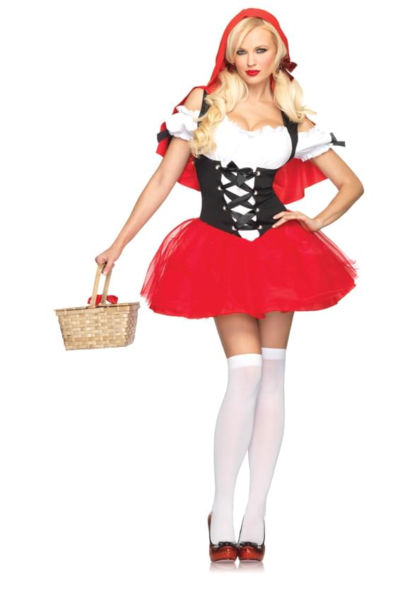 red riding hood corset dress Little Red Riding Hood Deluxe Corset
