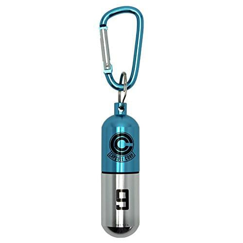 Dragon Ball Z Blue Capsule Corp. Keychain