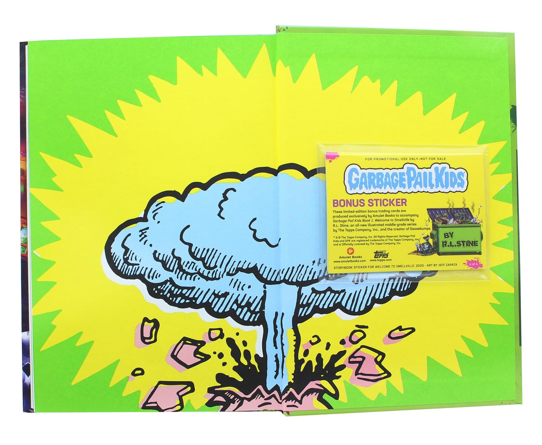 Garbage Pail Kids Welcome To Smellville Hardcover Book by R.L. Stine