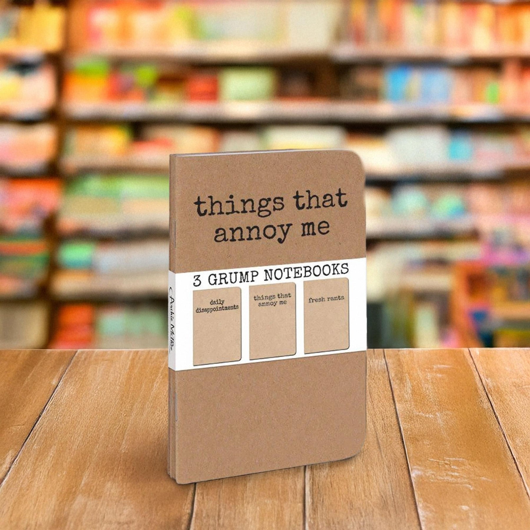 Grump, Things That Annoy Me: Set of 3 Notebooks