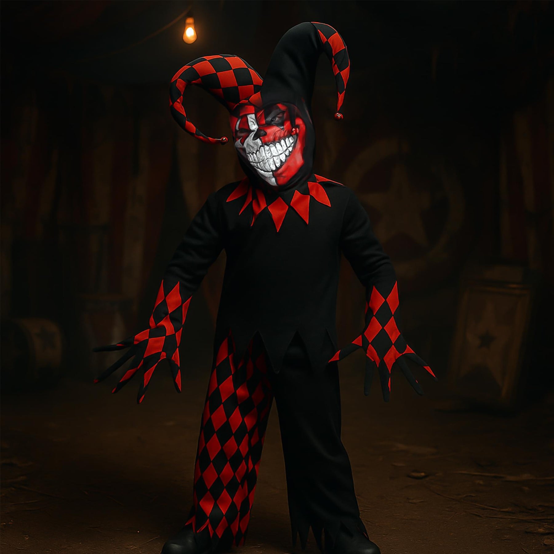 Krazed Jester Teen Costume