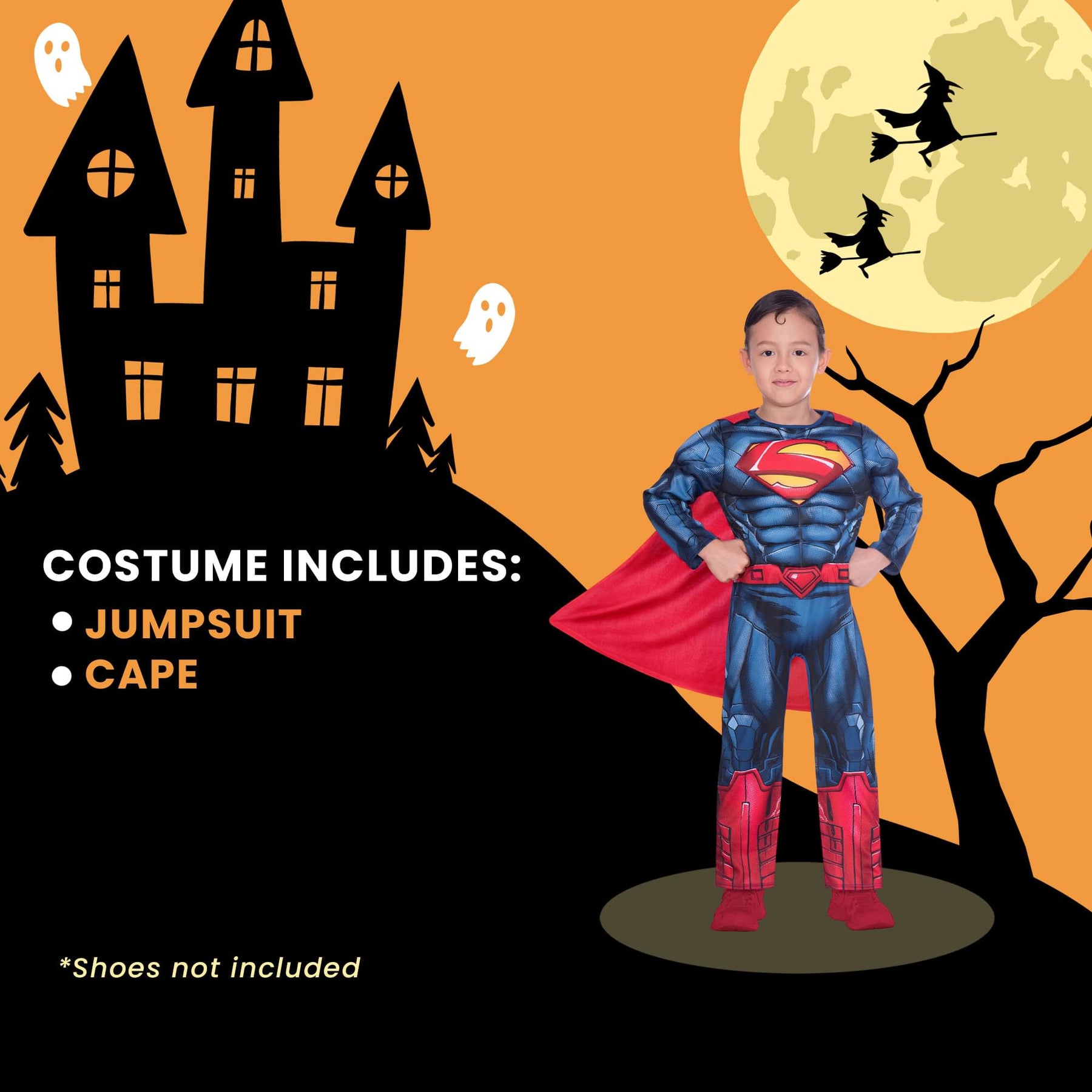 Child Superman Classic Costume