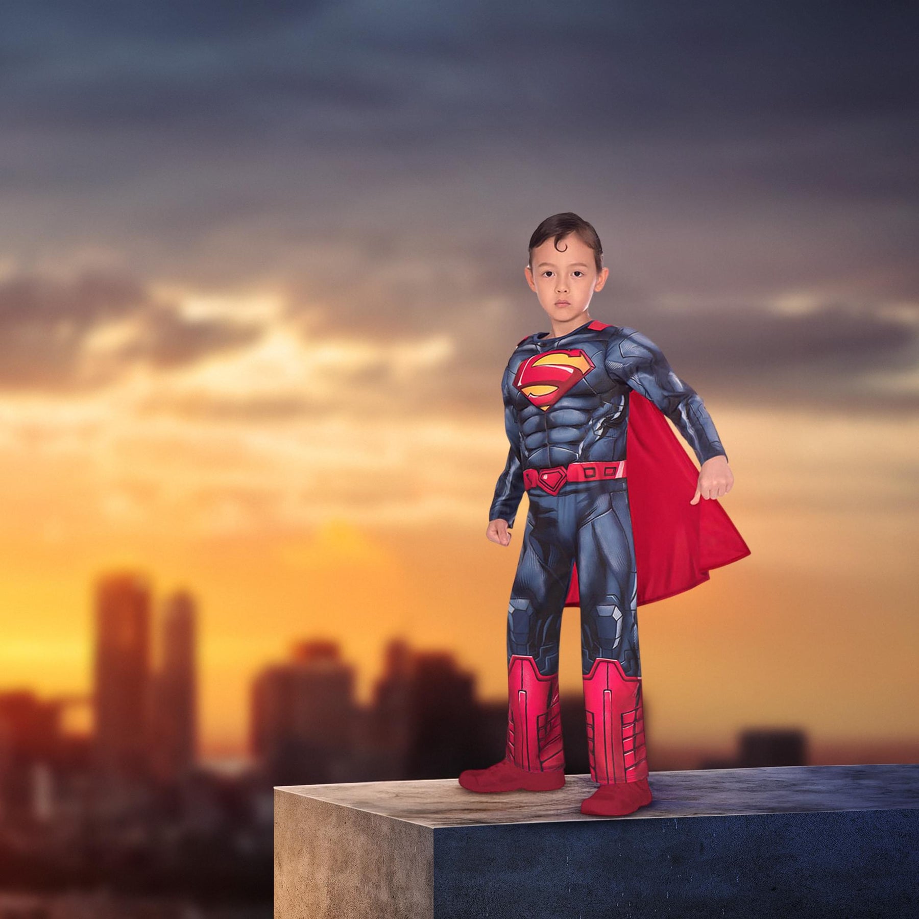 Child Superman Classic Costume