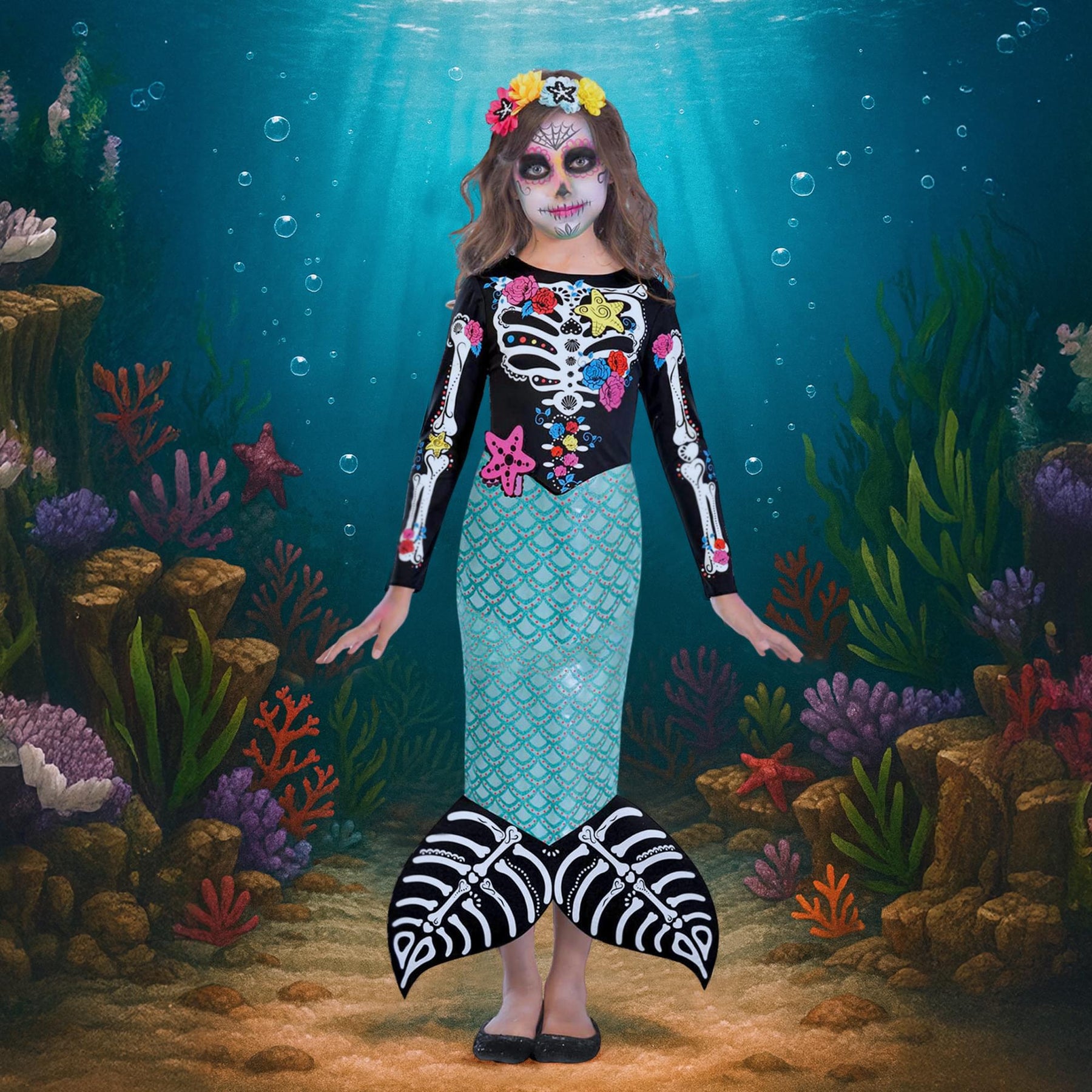 Day of The Dead Mermaid
