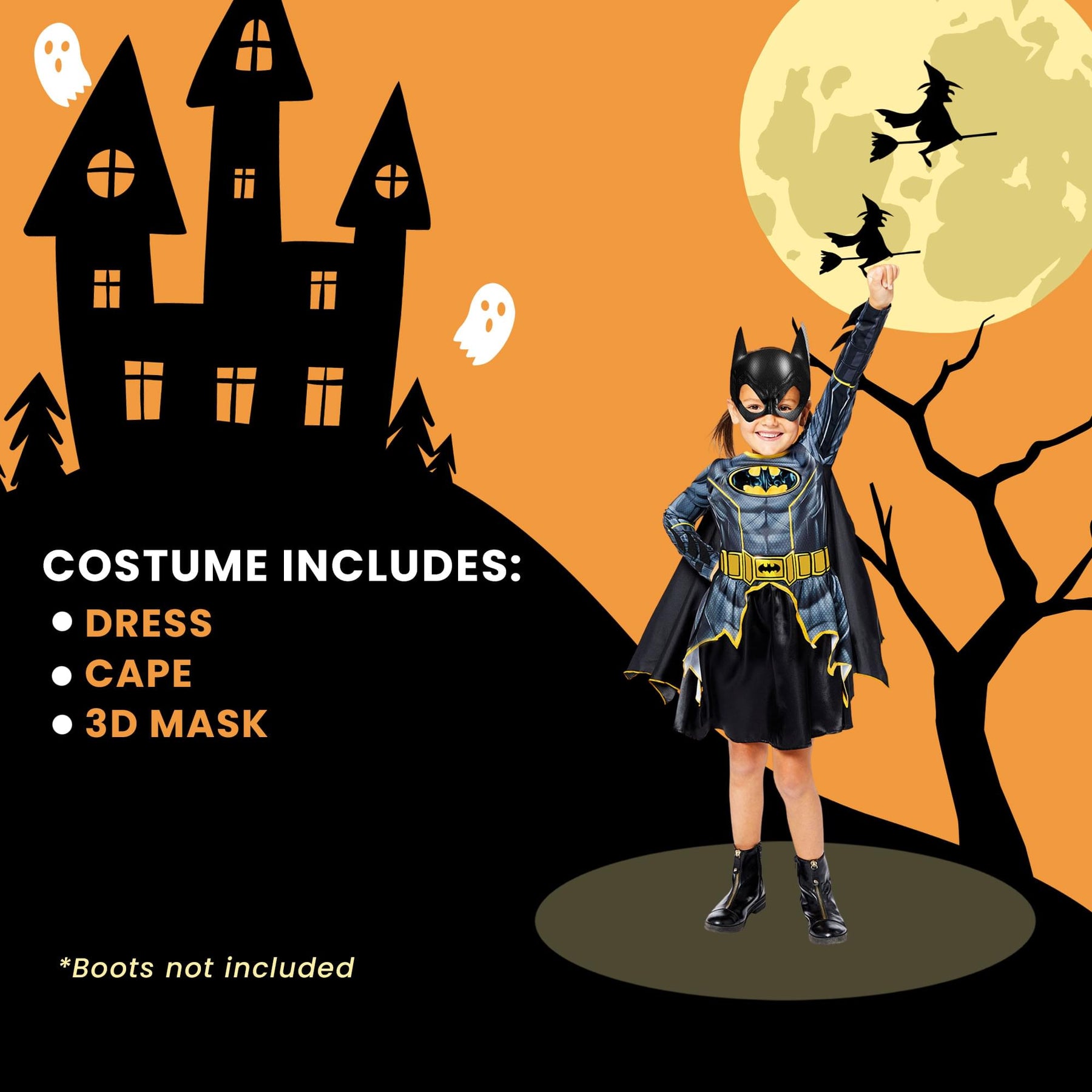 Child Sustainable Batgiril Costume