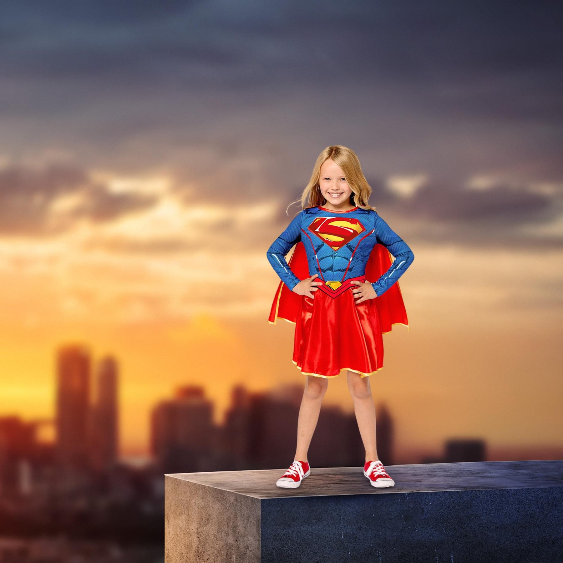 Child Sustainable Supergirl Costume