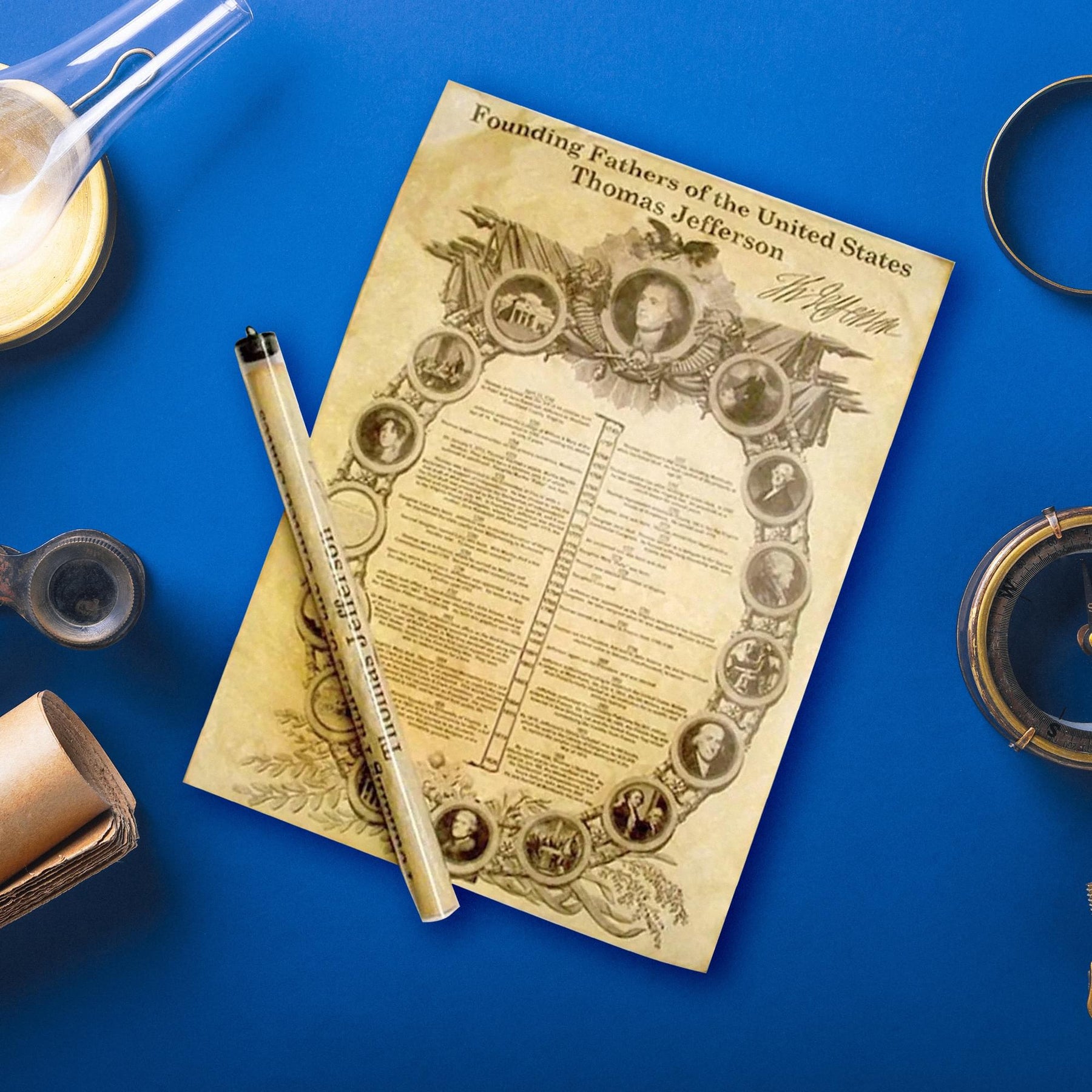 Historic U.S. Document Reproduction: Thomas Jefferson