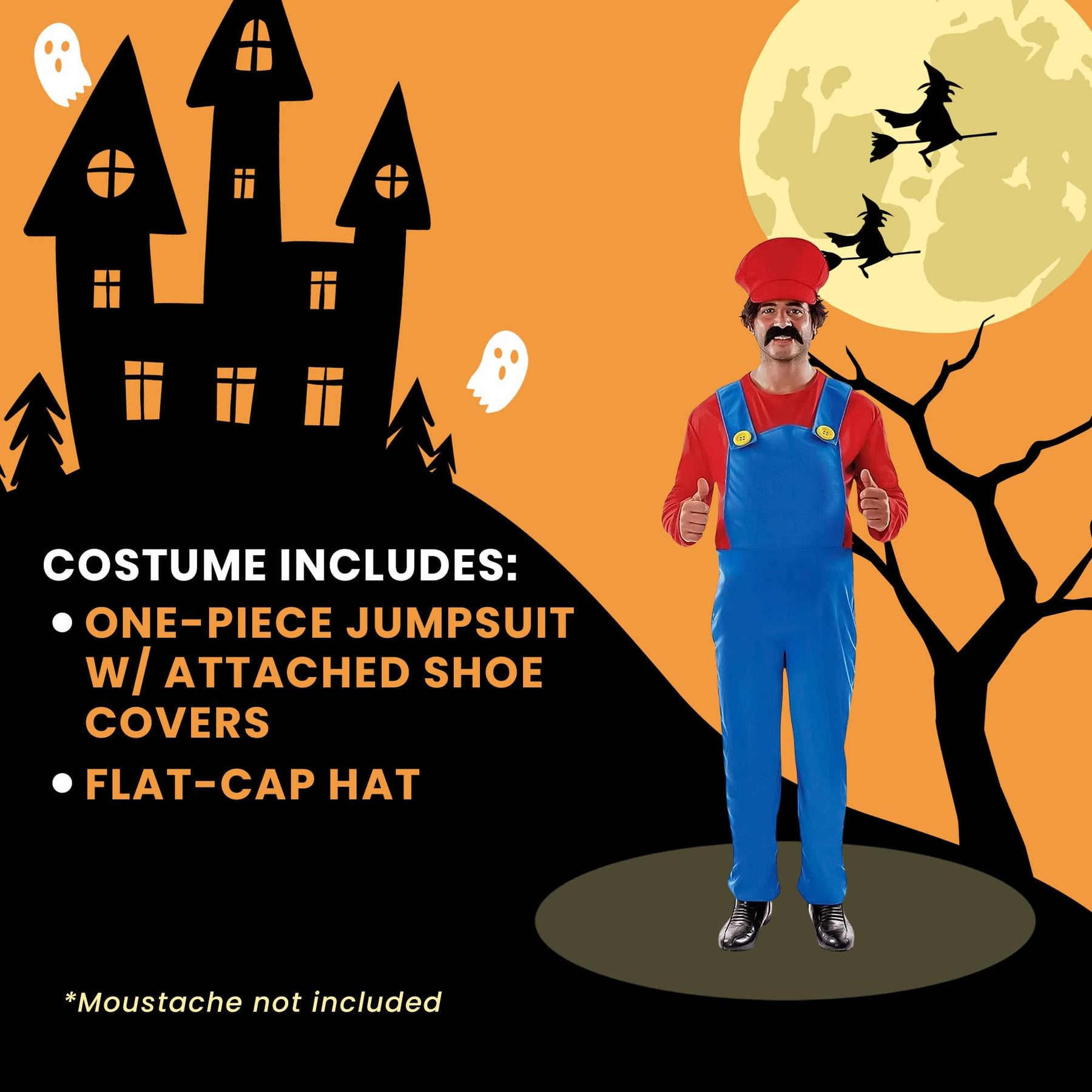 Super Plumber Plus Size Costume