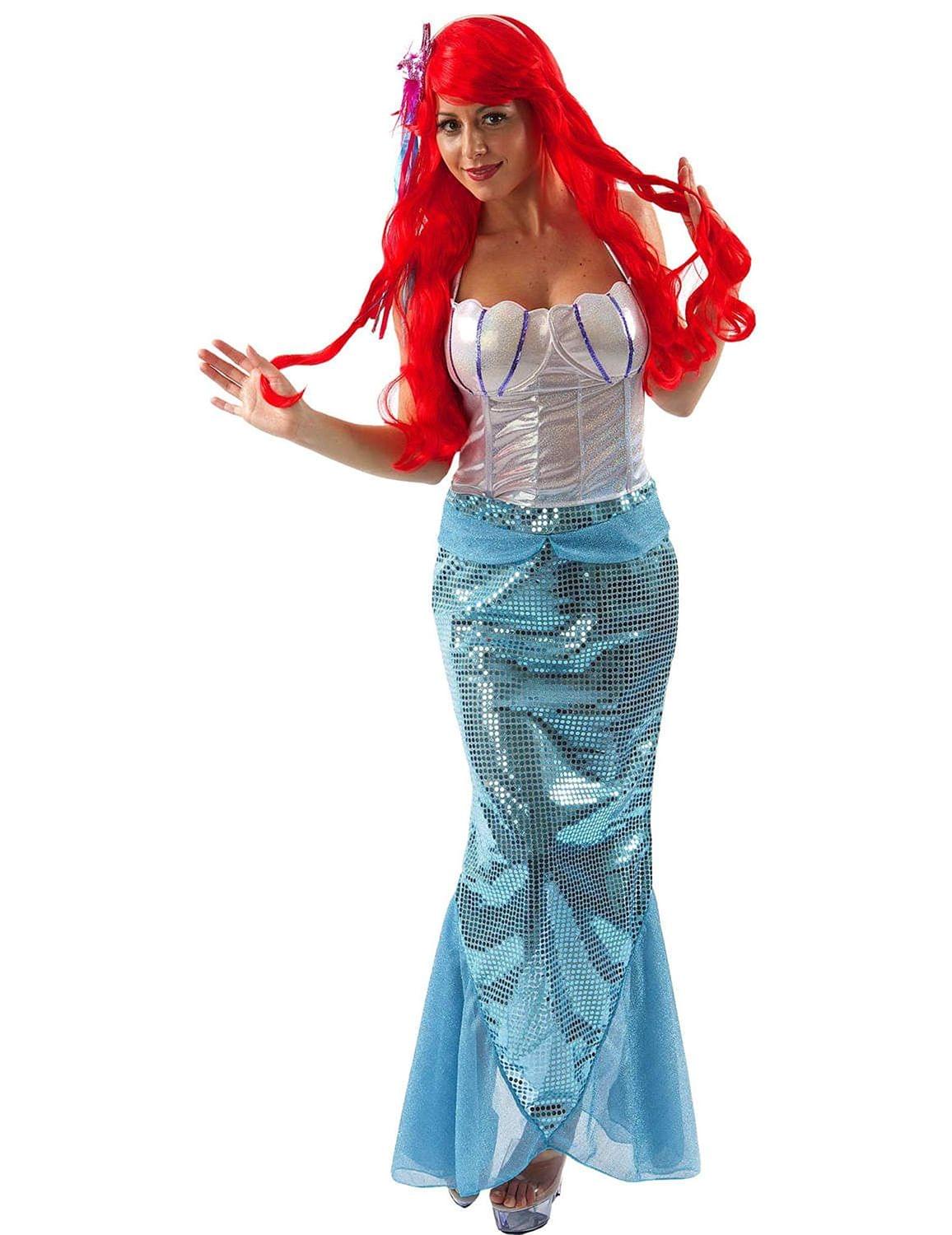 Little Mermaid Adult Fancy Costume Dress