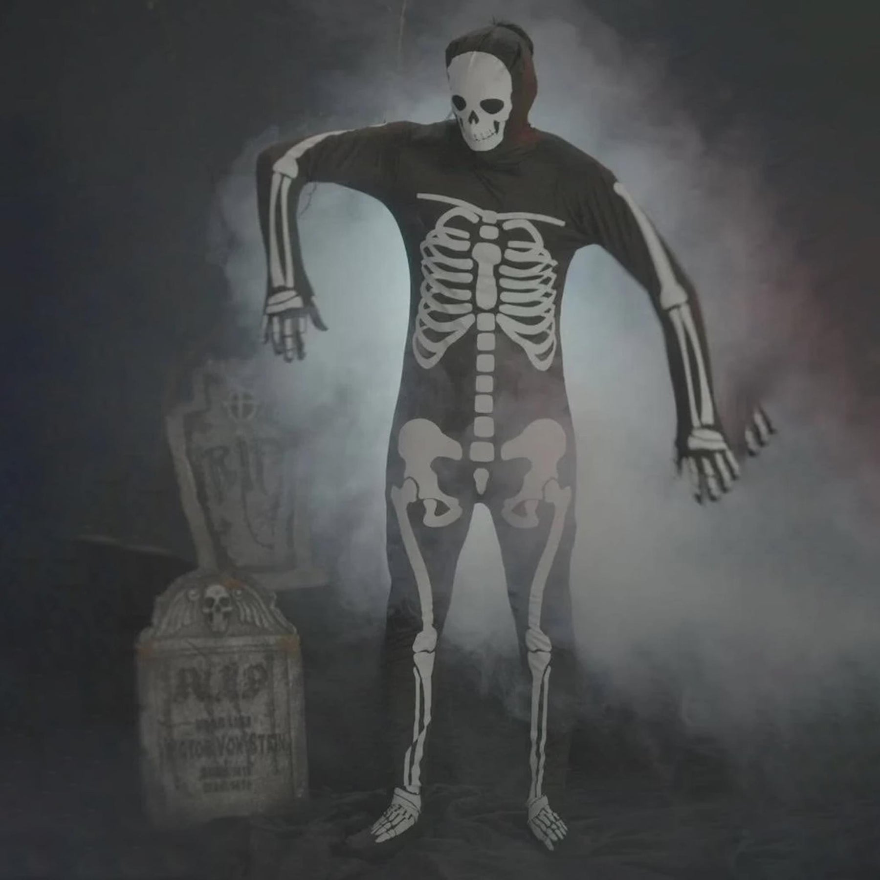 Classic Skeleton Adult Costume Skin Suit