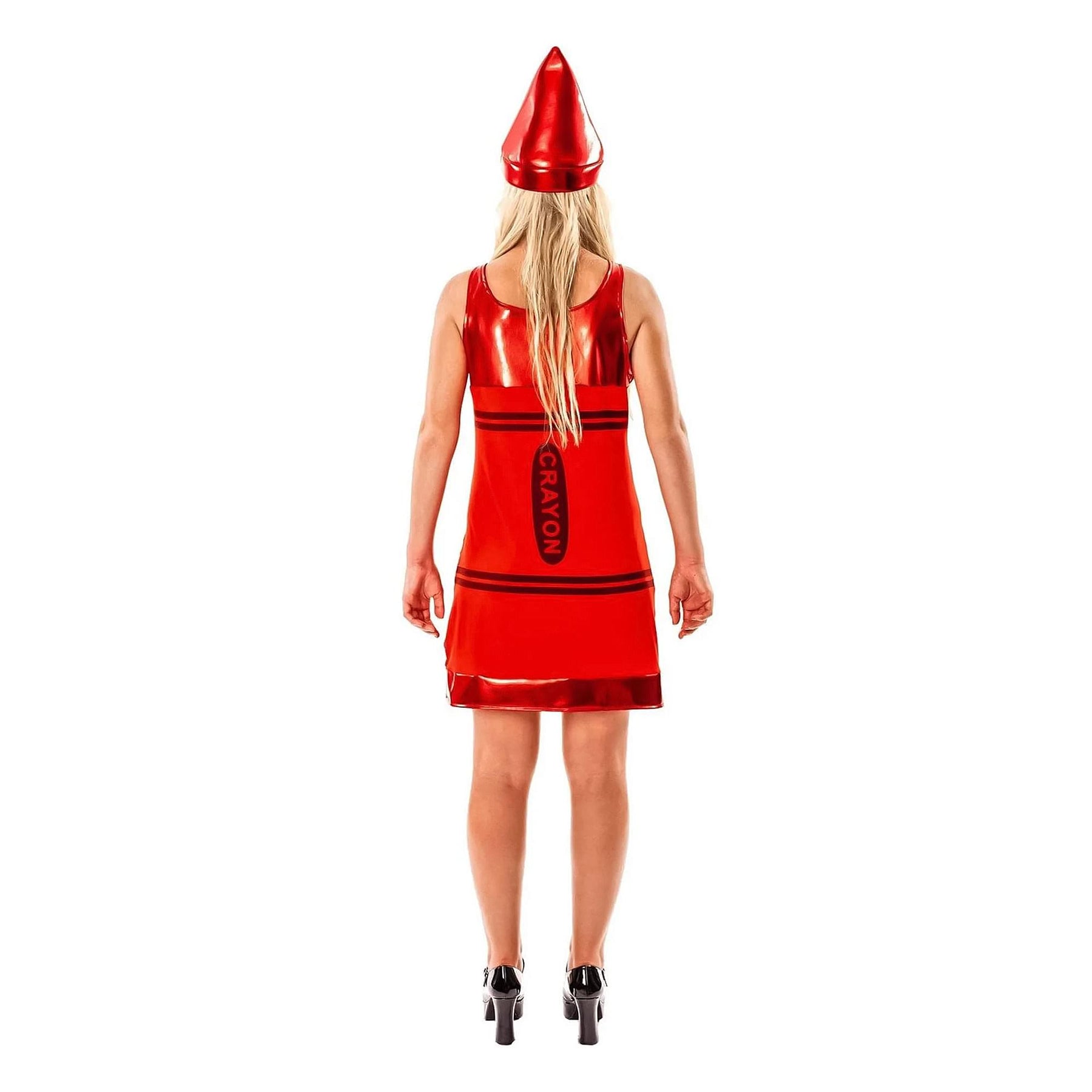 Women's Red Crayon Costume Dress