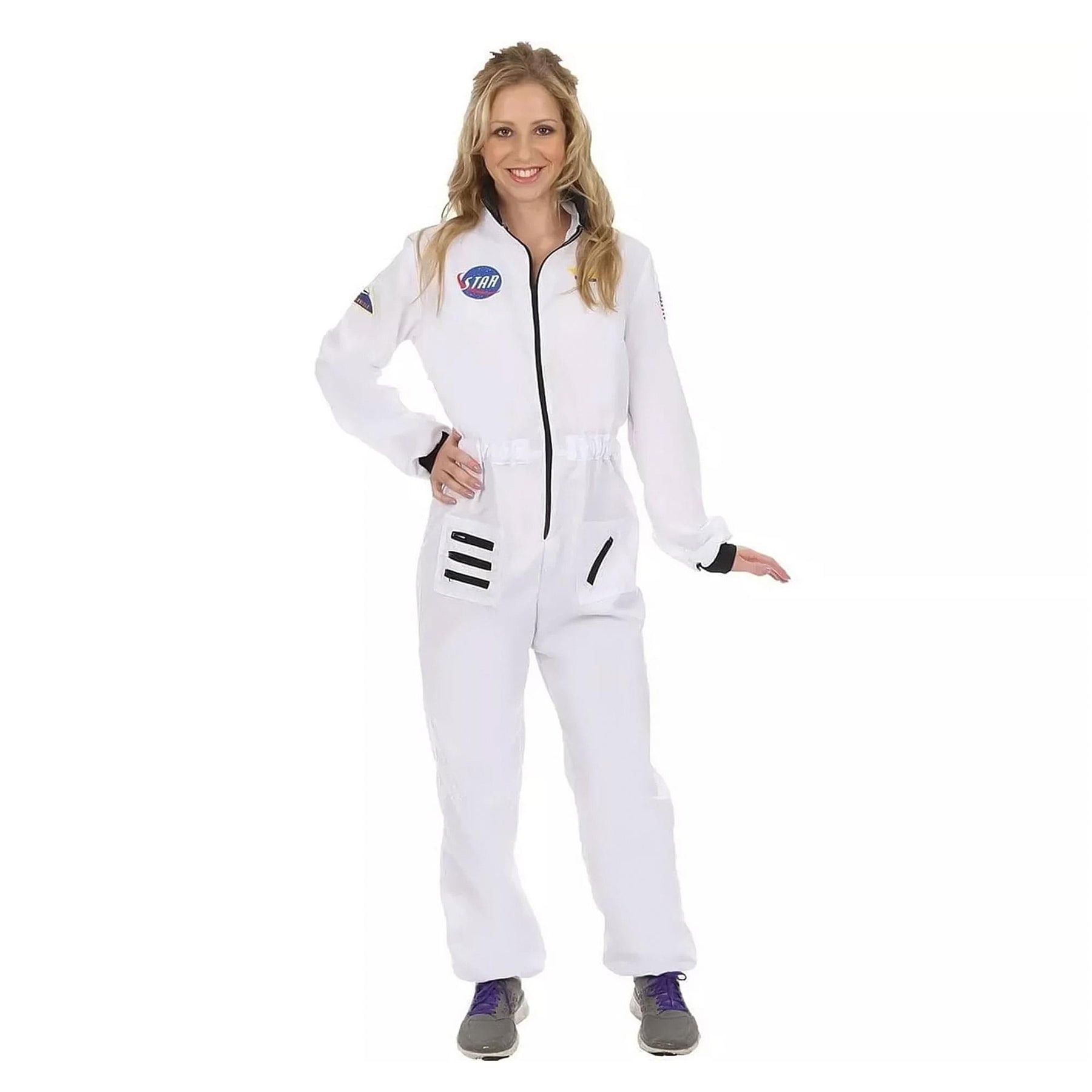 Women's White Astronaut Costume