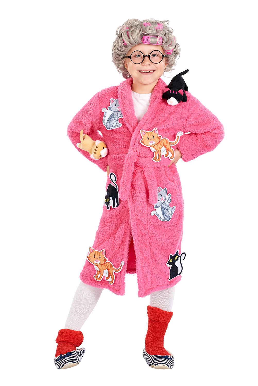 Crazy Cat Lady Child Costume | One Size Fits Up to Size 10