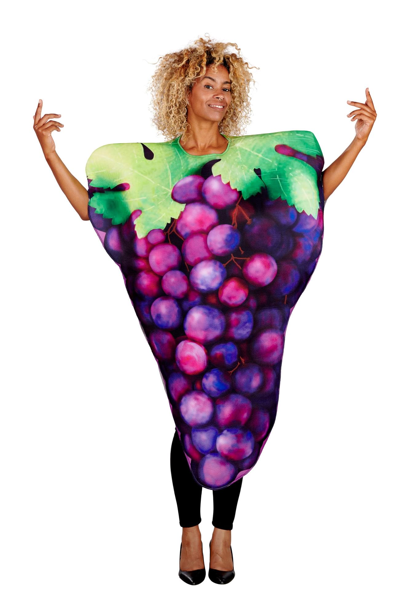 Purple Grapes Adult Costume | One Size