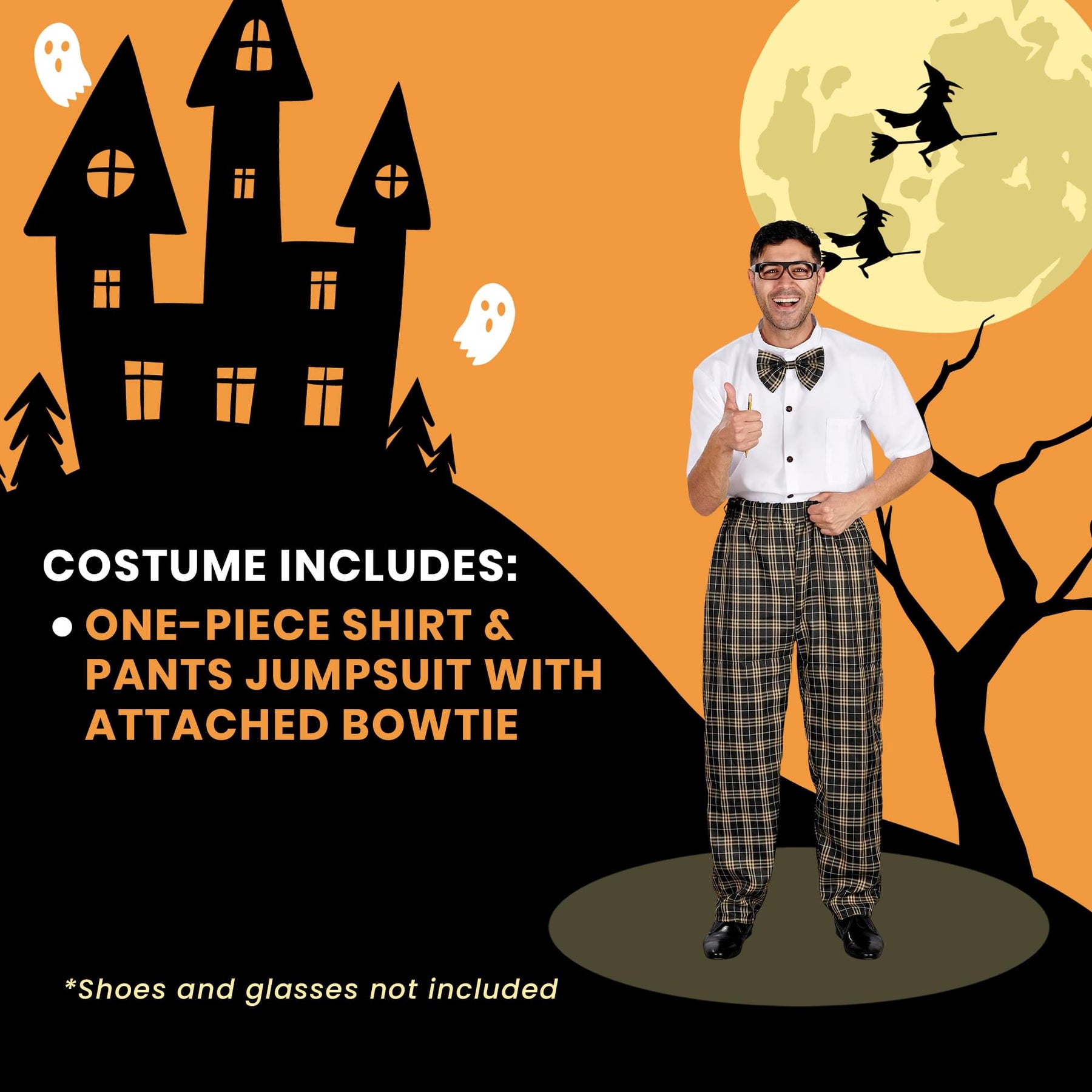 Adult Nerd Costume
