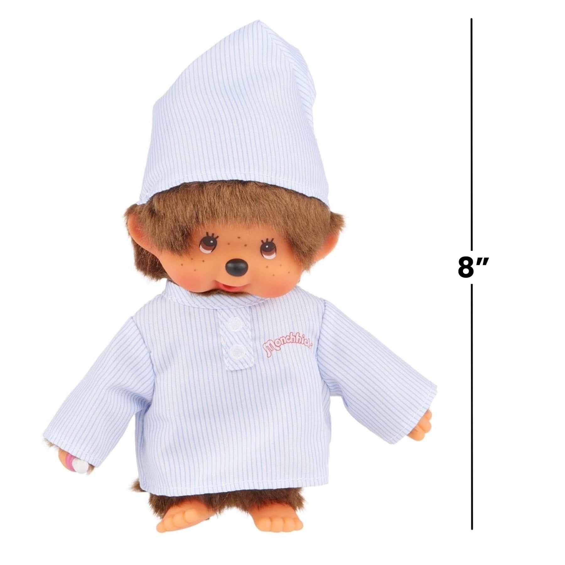 Monchhichi Pajama Boy 8 Inch Plush Doll
