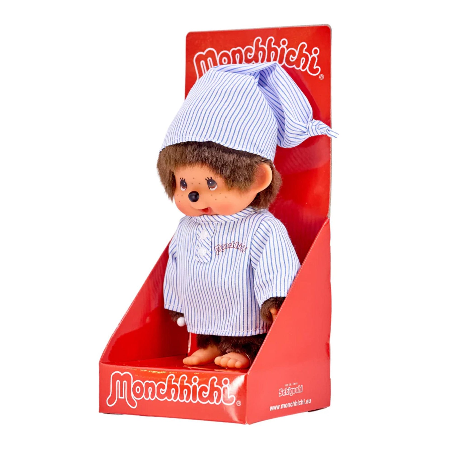 Monchhichi Pajama Boy 8 Inch Plush Doll