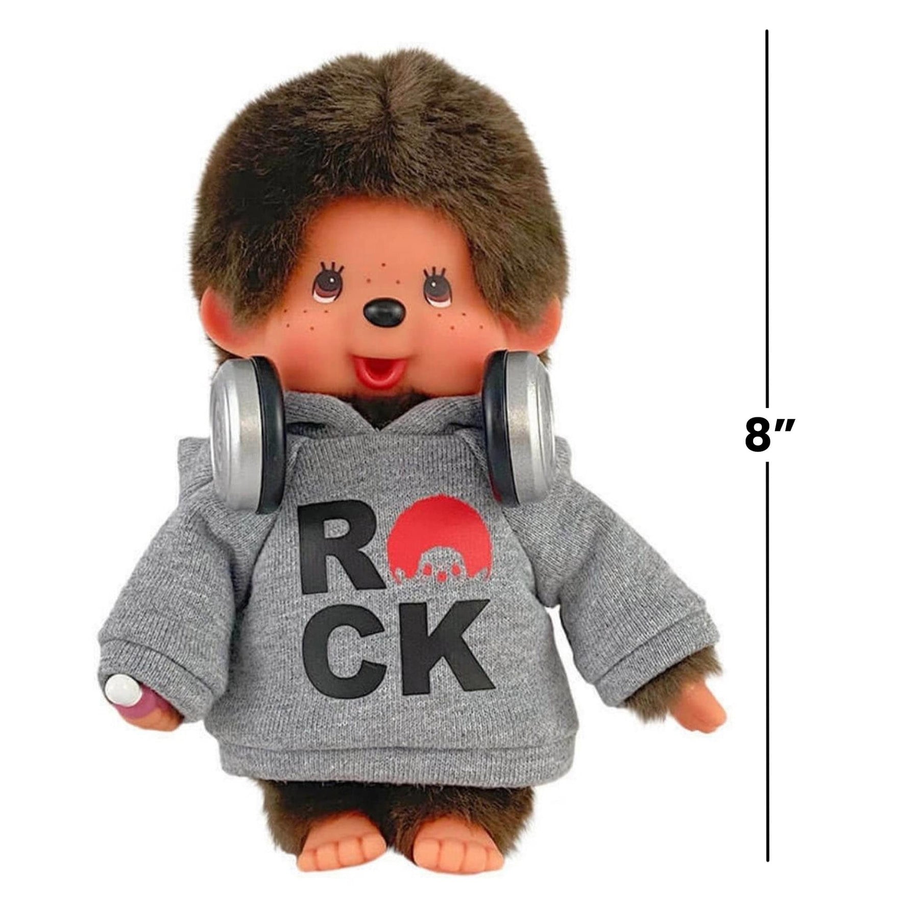 Monchhichi Pop Rockstar Boy 8 Inch Plush Doll