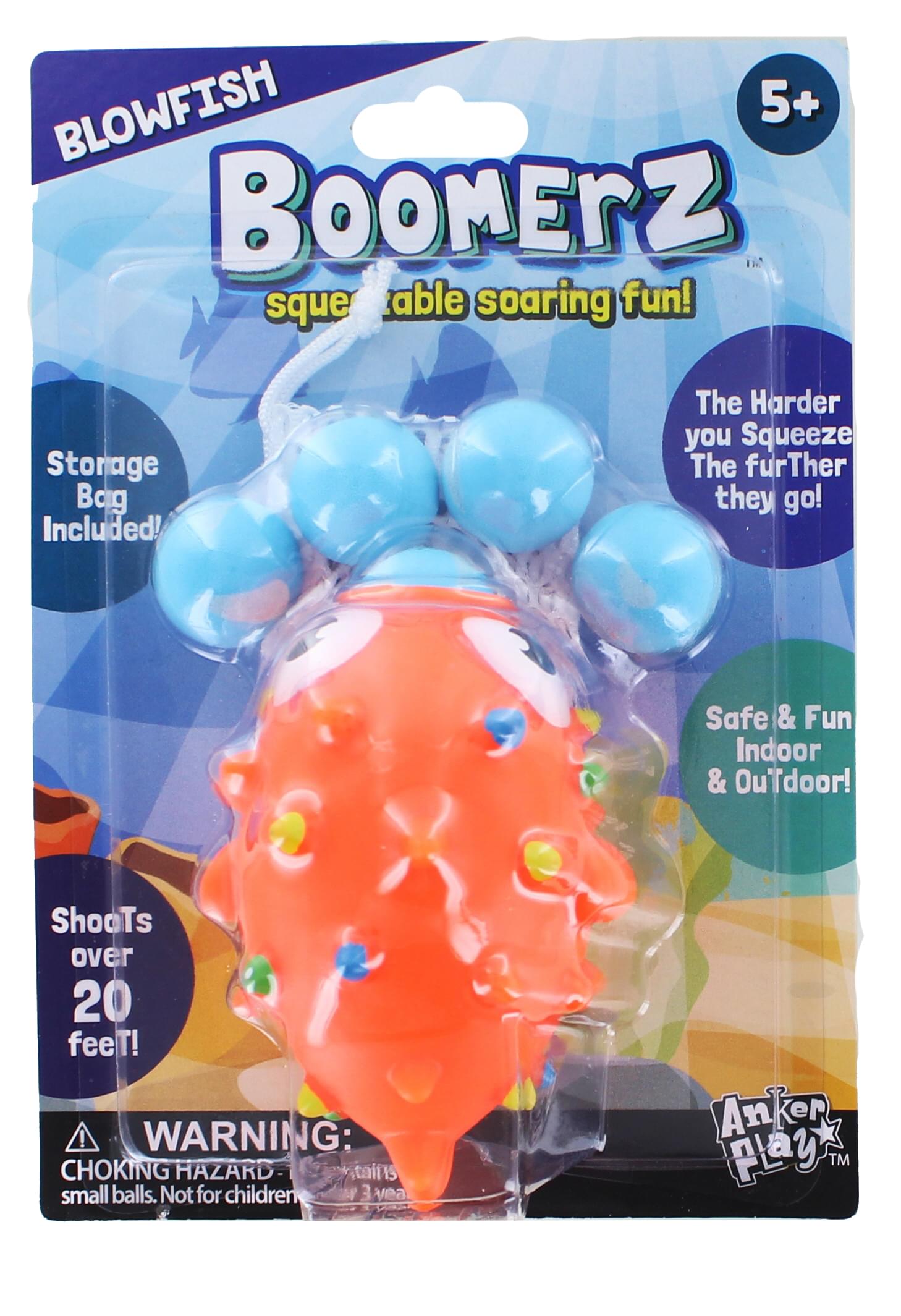 Blowfish Boomerz Ball Shooter Popper Toy