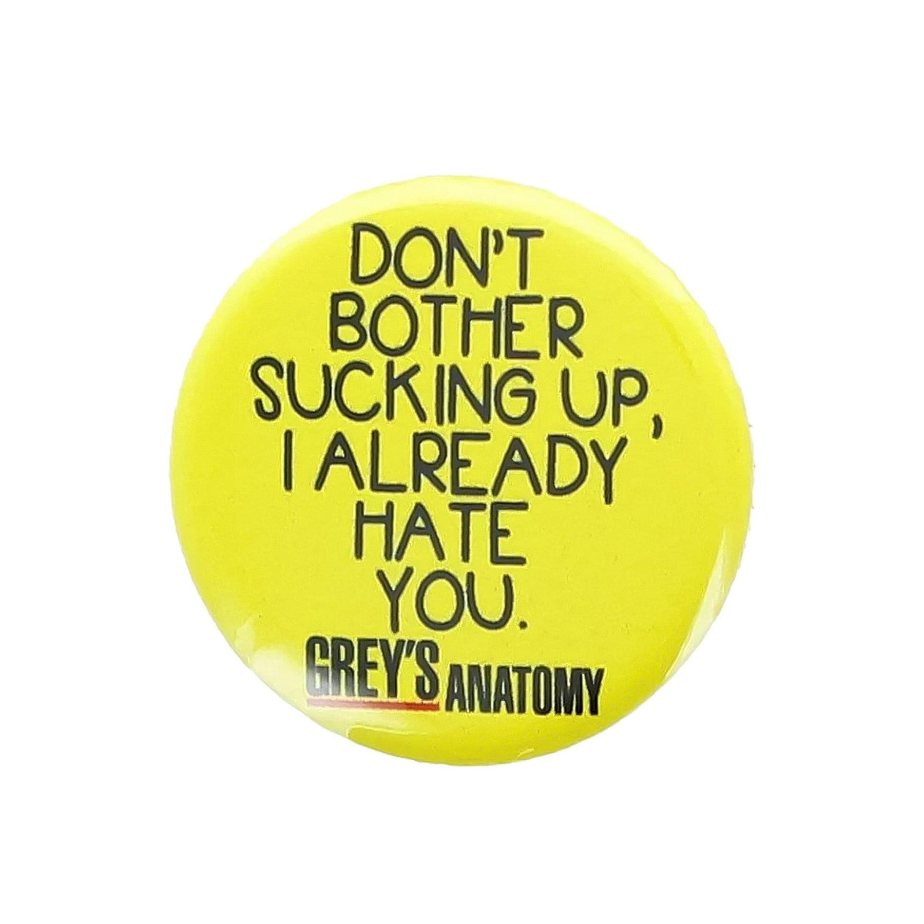Greys Anatomy 1.25 Inch Collectible Button Pins - Set of 4