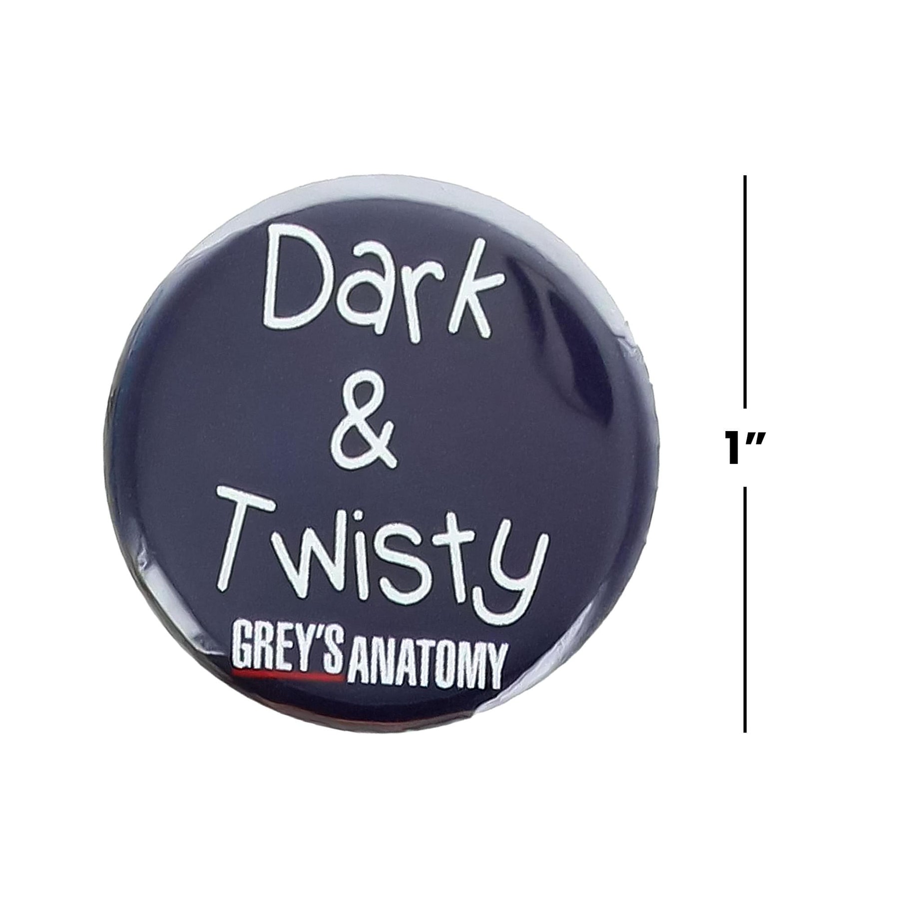 Greys Anatomy 1.25 Inch Collectible Button Pins - Set of 4