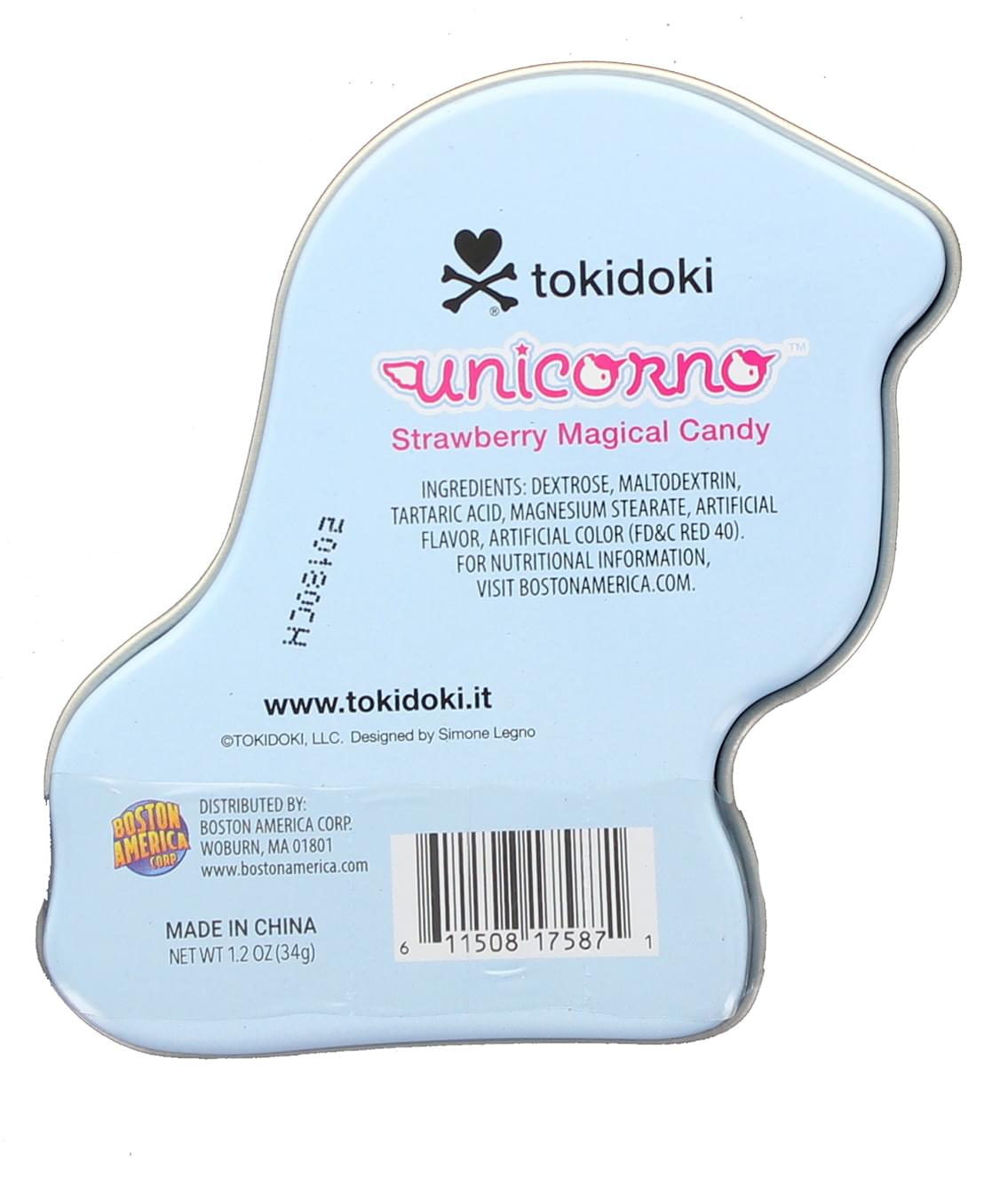 Tokidoki Unicrono Strawberry Candy With Collectible Tin | 1.2 Ounces