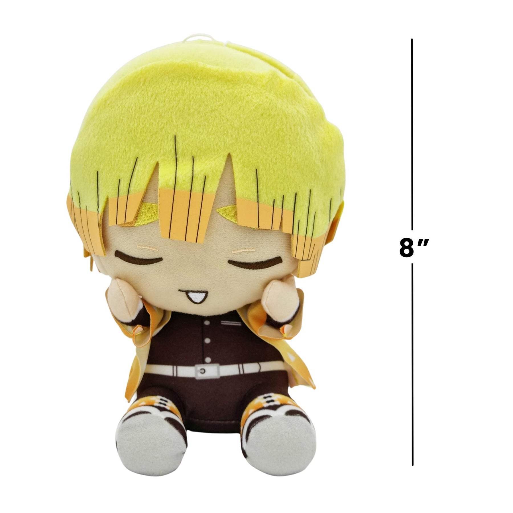 Demon Slayer 8 Inch Character Plush | Zenitsu Agatsuma
