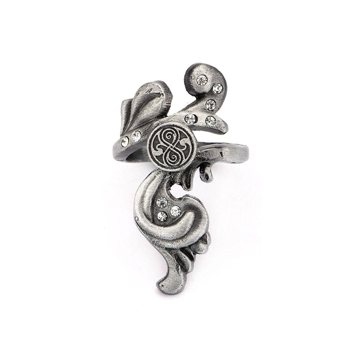 Doctor Who Scroll Gallifreyan Symbol Zinc Alloy Ring