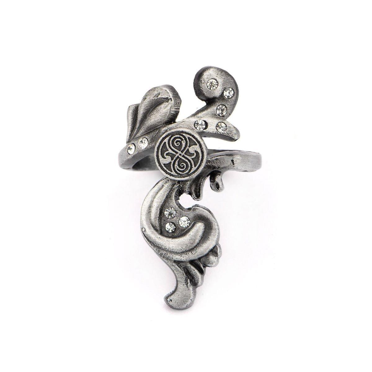 Doctor Who Scroll Gallifreyan Symbol Zinc Alloy Ring