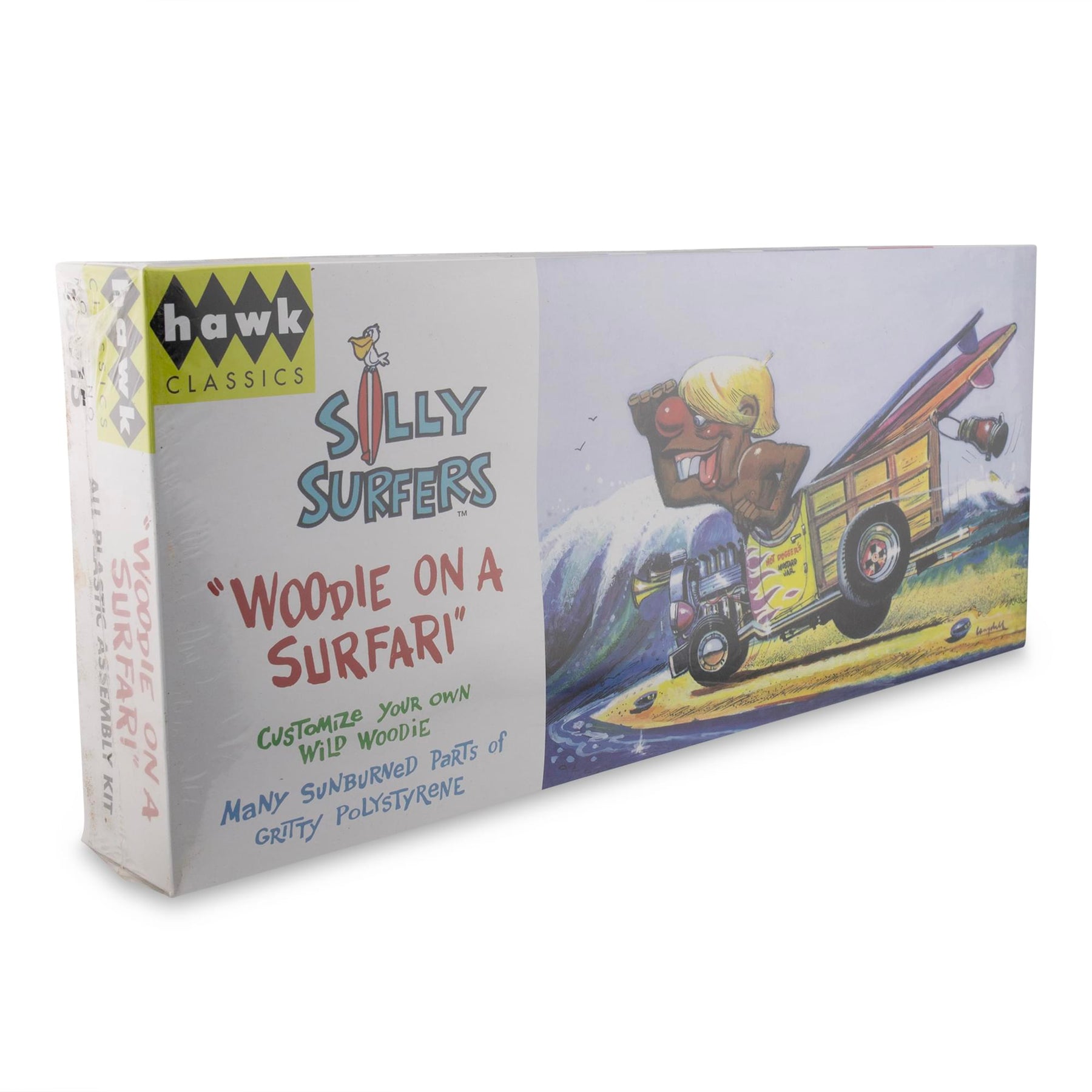 Hawk Classics Silly Surfers Plastic Model Kit | Woodie On A Surfari