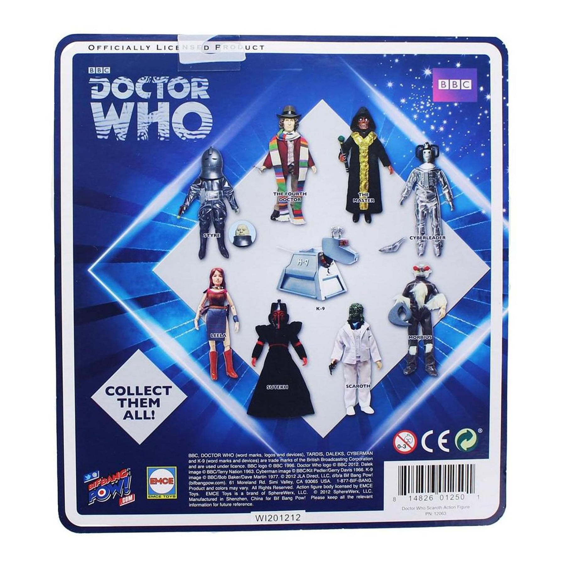 Doctor Who Scaroth Retro Clothed 8" Action Figure