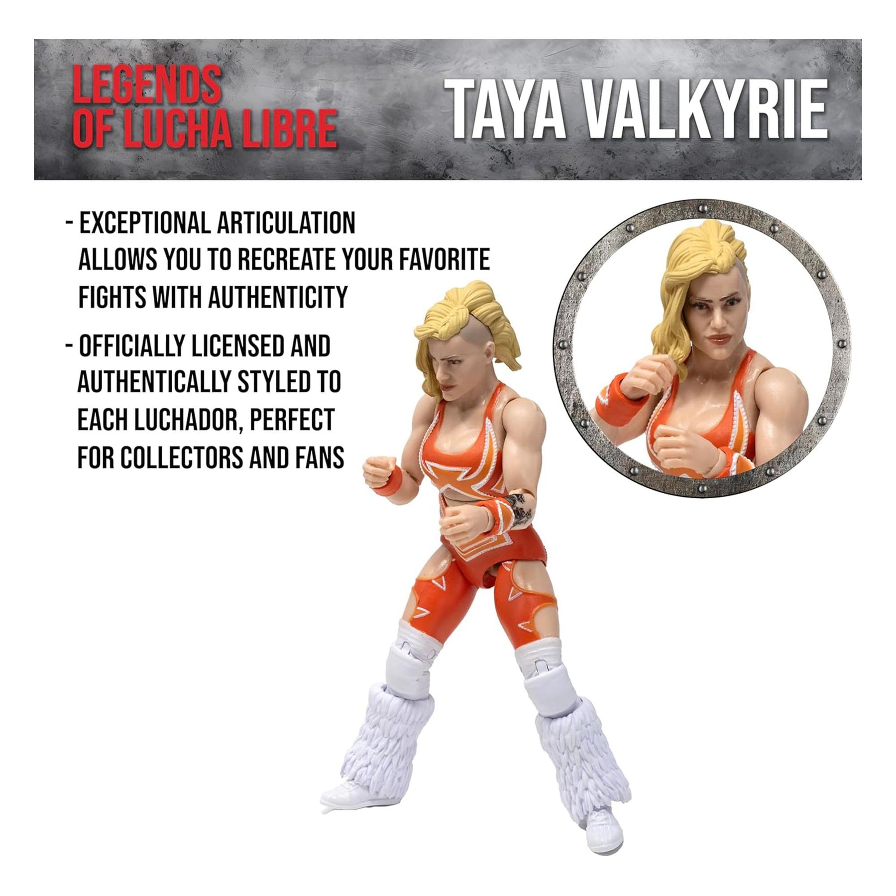 Legends of Lucha Libre Fanaticos Action Figure | Taya Valkyrie