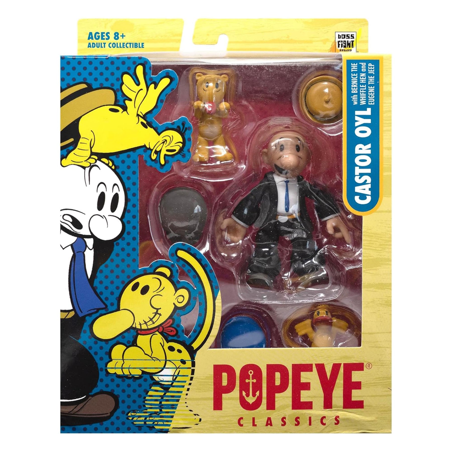 Popeye Classics 1:12 Scale Action Figure | Castor Oyl