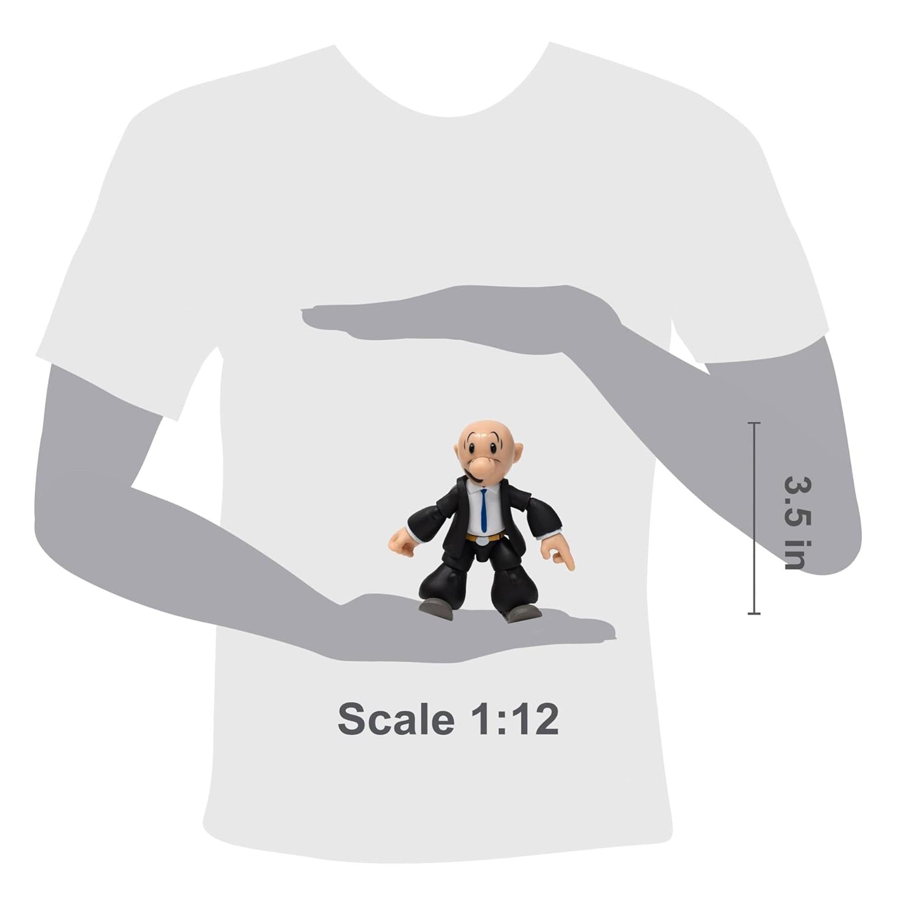 Popeye Classics 1:12 Scale Action Figure | Castor Oyl