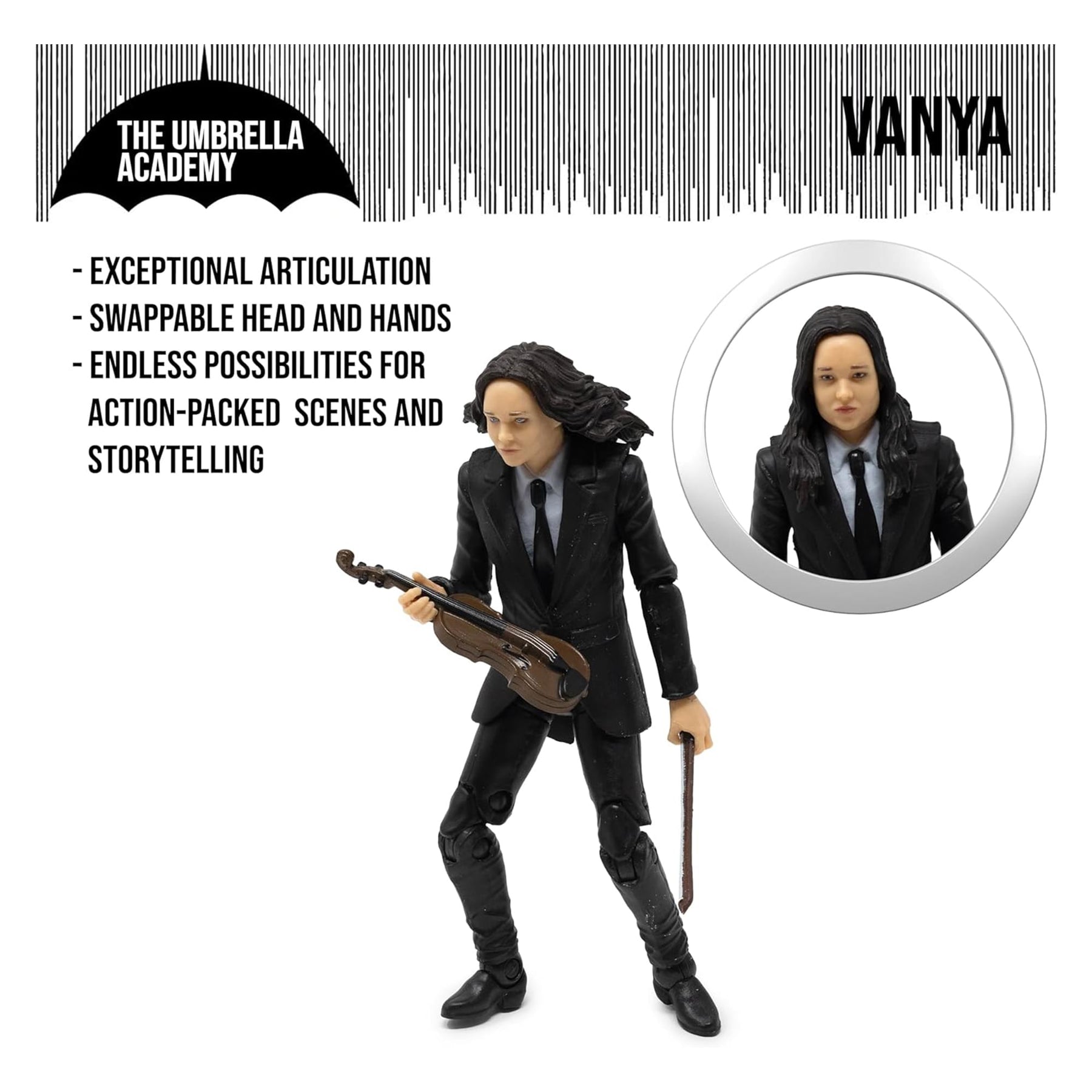 Umbrella Academy 1:18 Scale Action Figure | Vanya