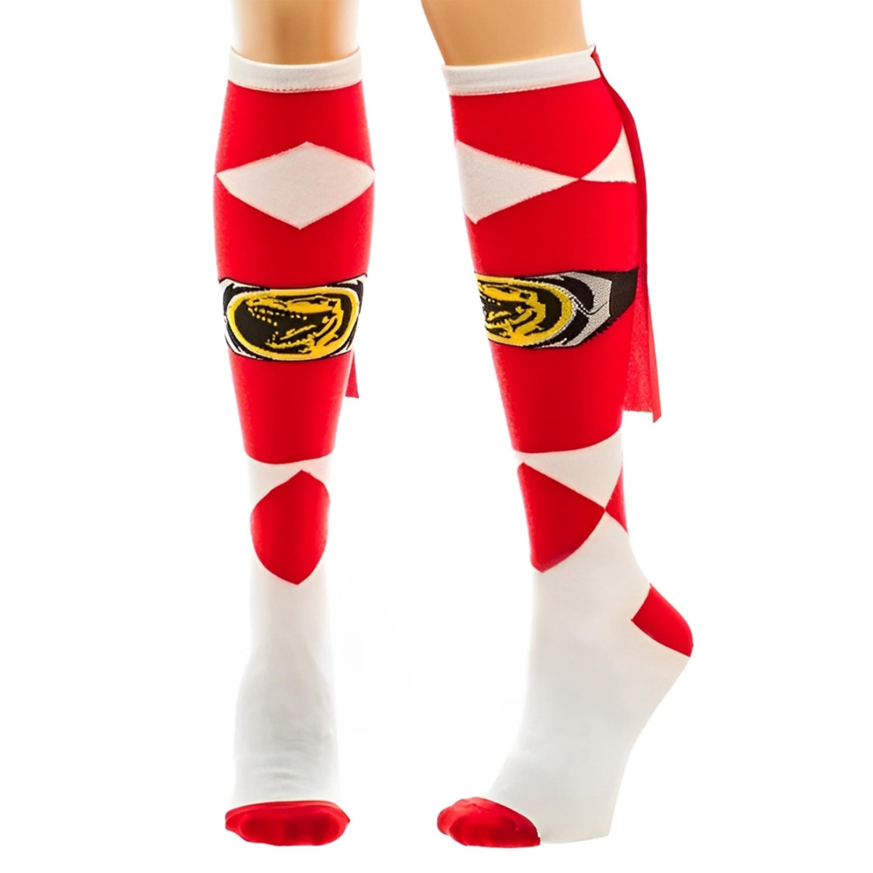 Power Rangers Red Caped Women's Knee High Socks