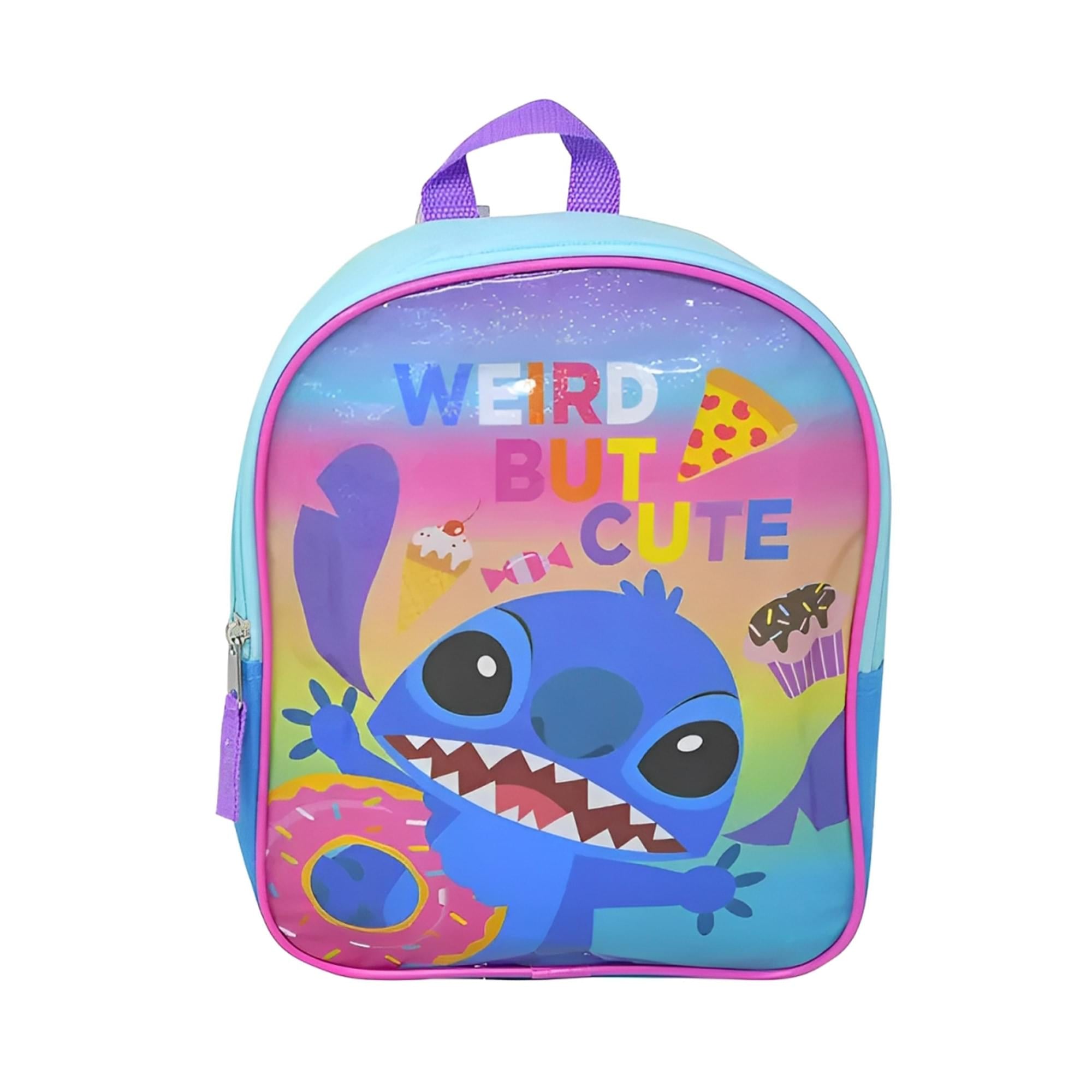 cute disney mini backpack Disney Lilo and Stitch Weird But Cute 11 Inch Mini Backpack