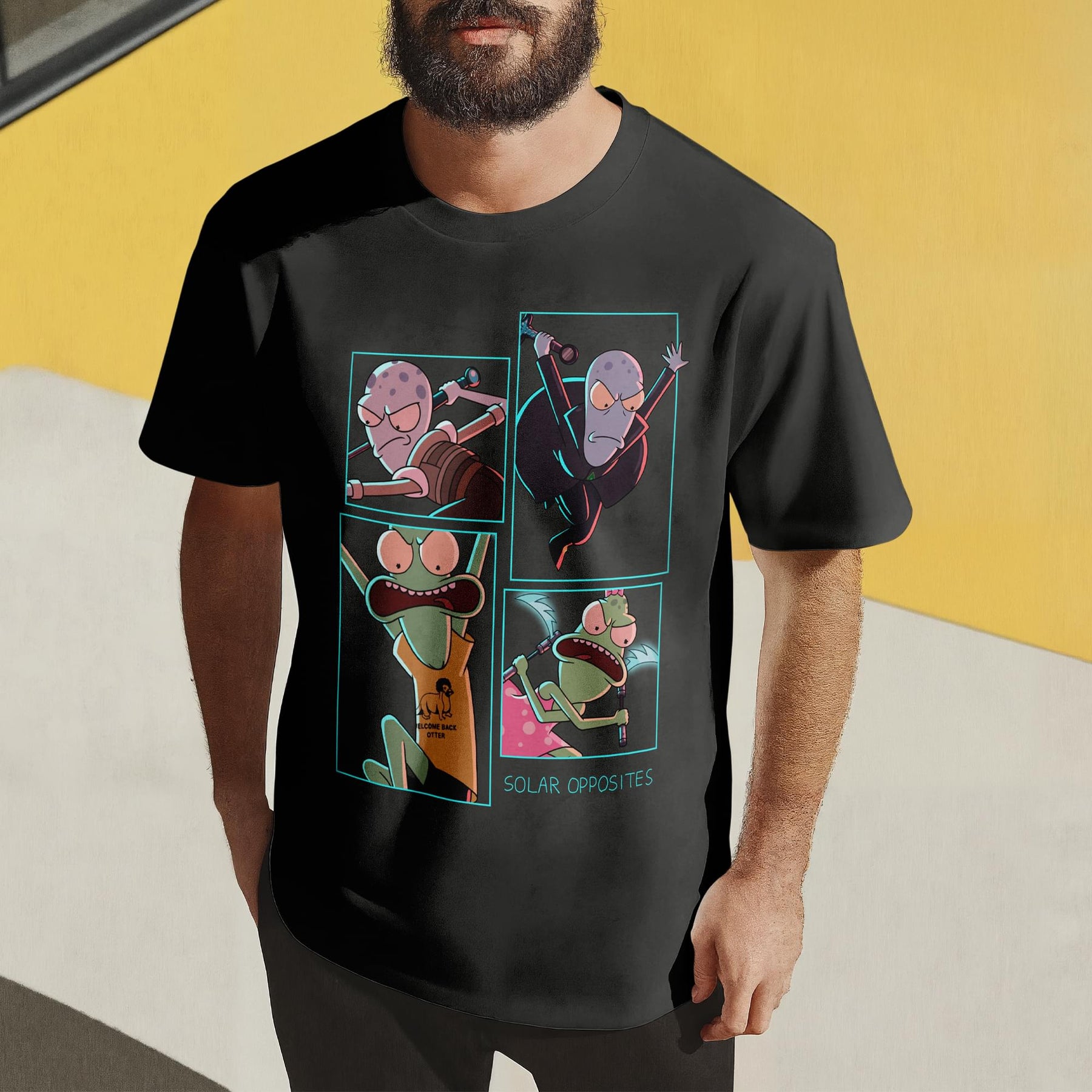 Solar Opposites Group Panels T-Shirt