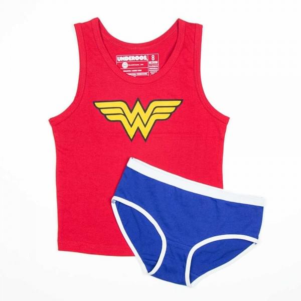 DC Comics Wonder Woman Girl's Tank/Underoos Underoos Set Free Shippi