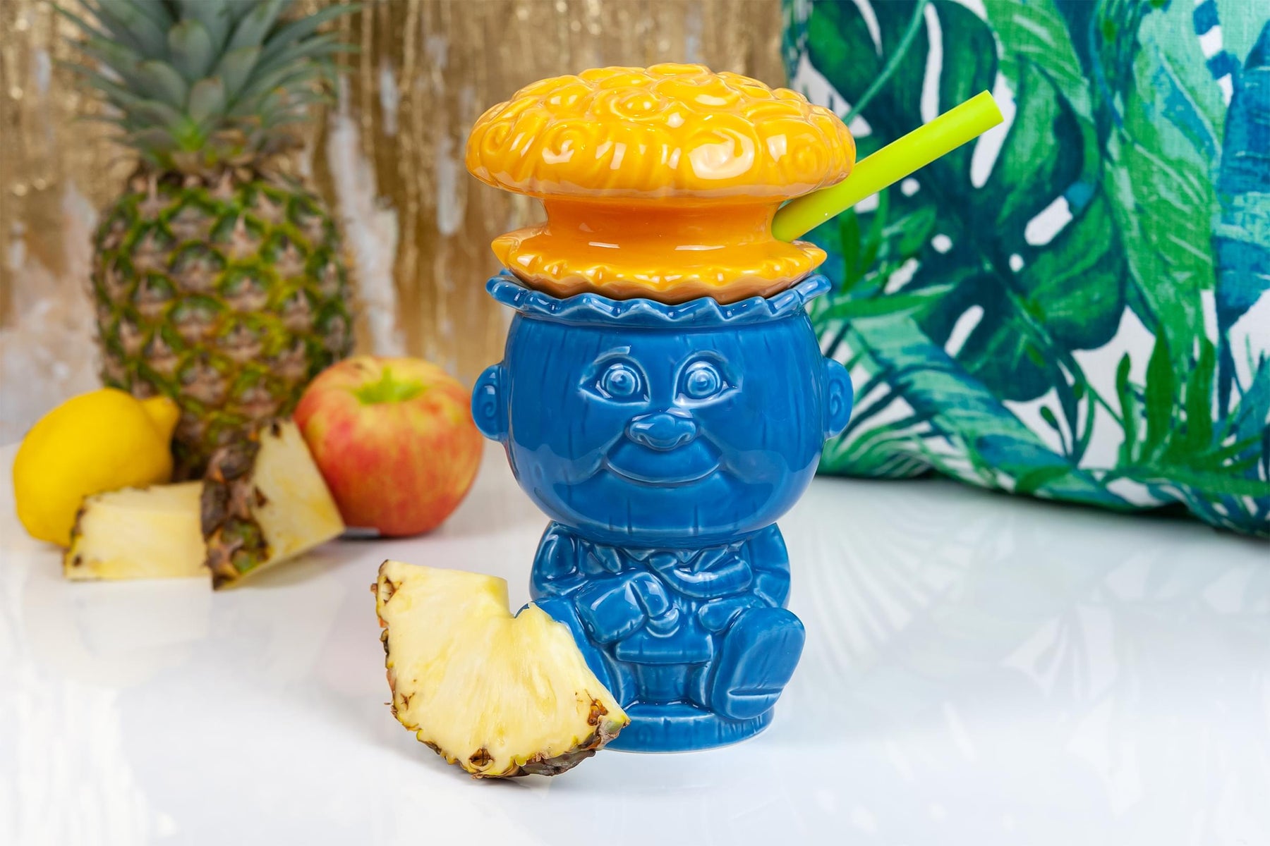 Geeki Tikis Garbage Pail Kids GPK Adam Bomb Mug Ceramic Tiki Style Cup 20 Ounces | Set Includes Trading Card