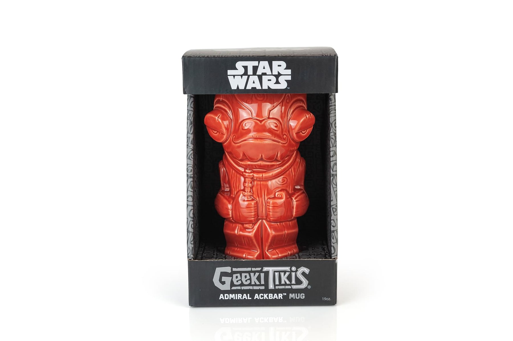Geeki Tikis Star Wars Admiral Ackbar Mug | Ceramic Tiki Cup | Holds 19 Ounces