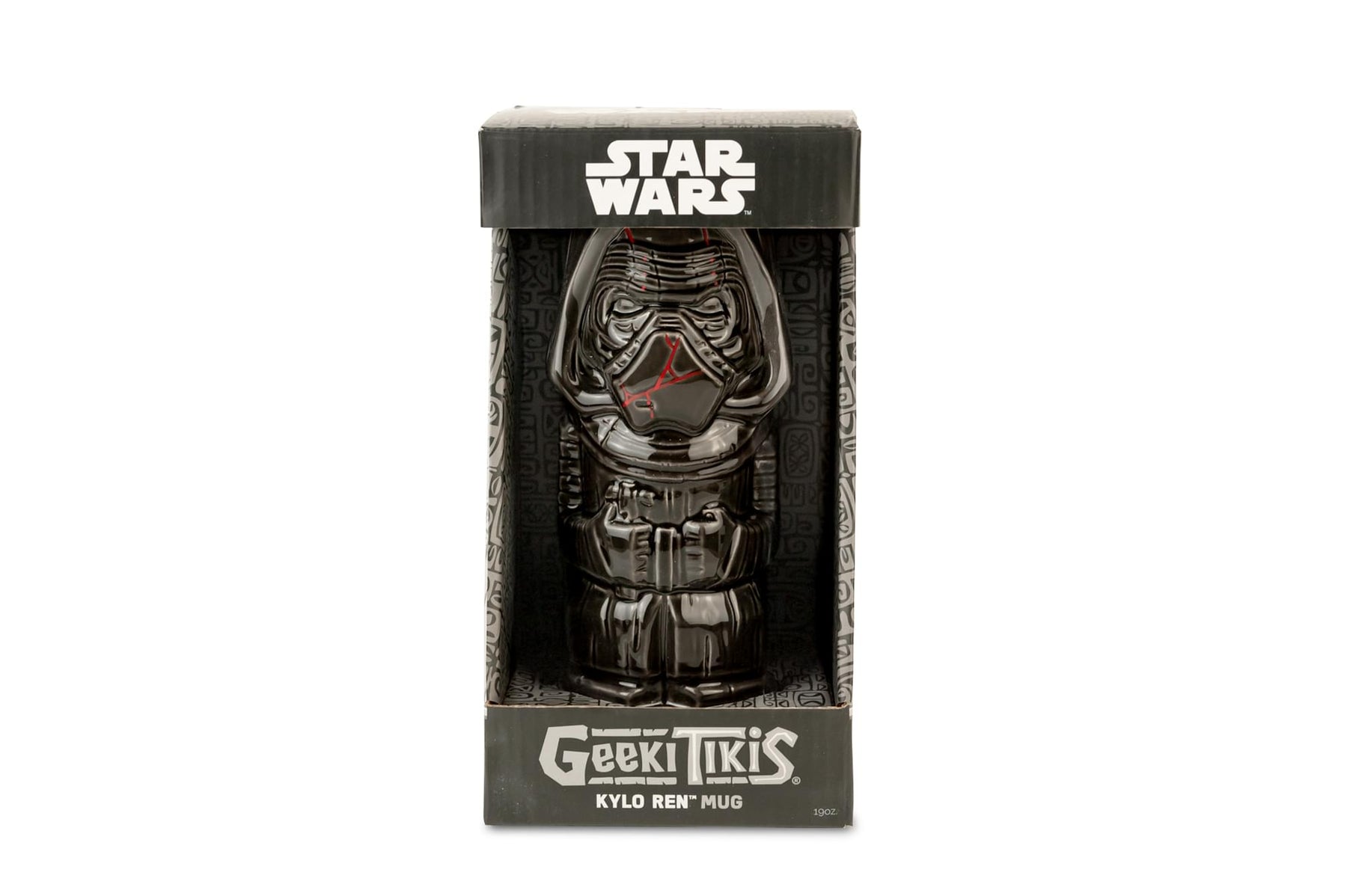 Geeki Tikis Star Wars Kylo Ren Mug | Ceramic Tiki Style Cup | Holds 17 Ounces