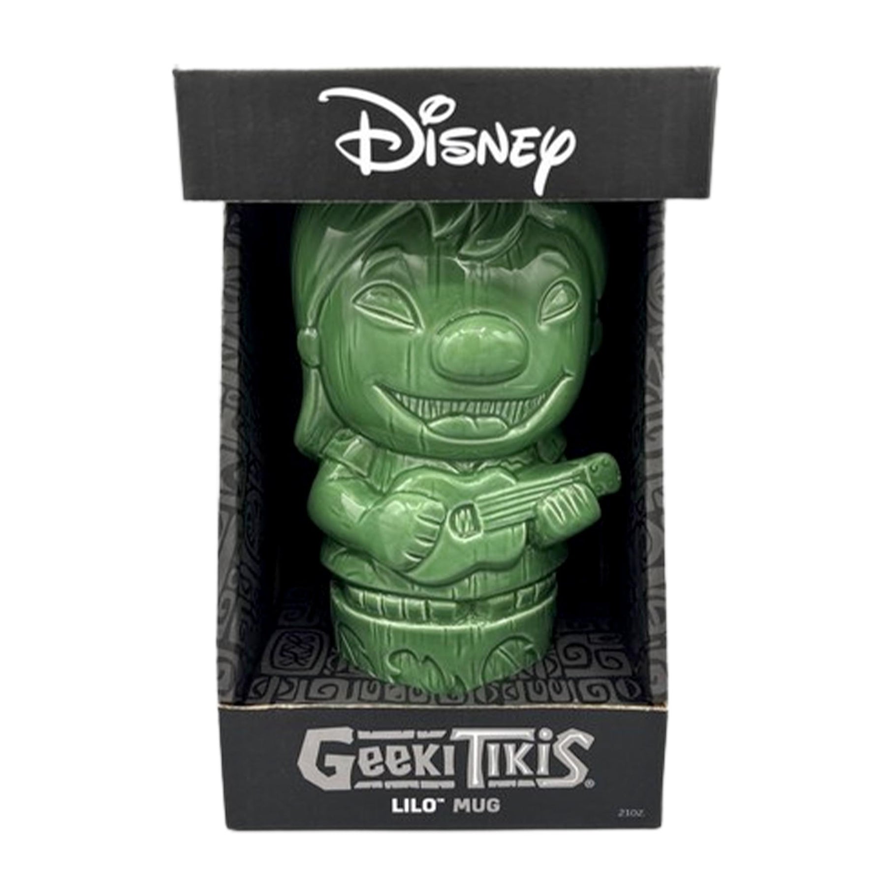 Geeki Tikis Disney Lilo & Stitch Ukulele Lilo Ceramic Mug | Holds 21 Ounces
